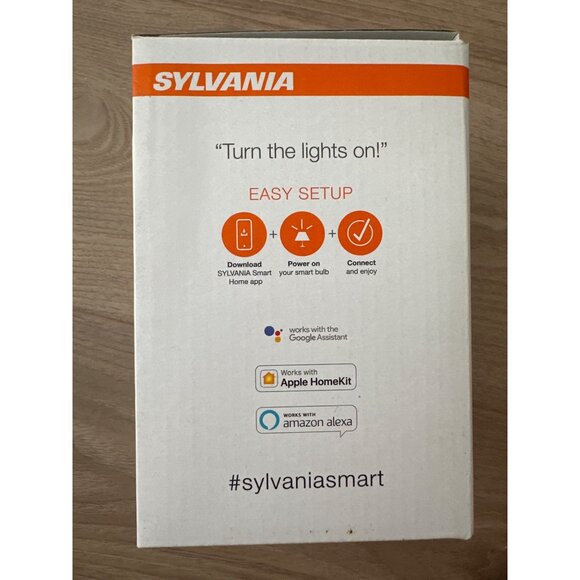 Sylvania Smart+ Soft White BR30 LED Light Bulb Bluetooth Voice Control - Picture 4 of 5